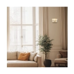 23050 SCONCE G9 MAX 5W METAL-CRYSTAL ANTIQUE BRASS Zambelis Lights